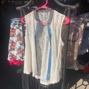 Free People Lace Vest